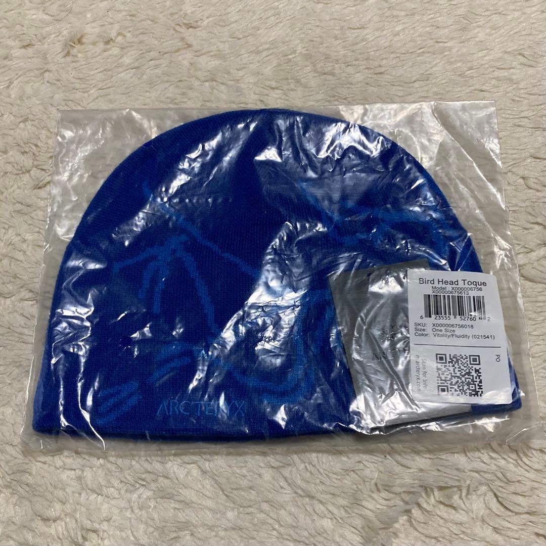 新品 アークテリクス バードヘッドトークビーニー 青