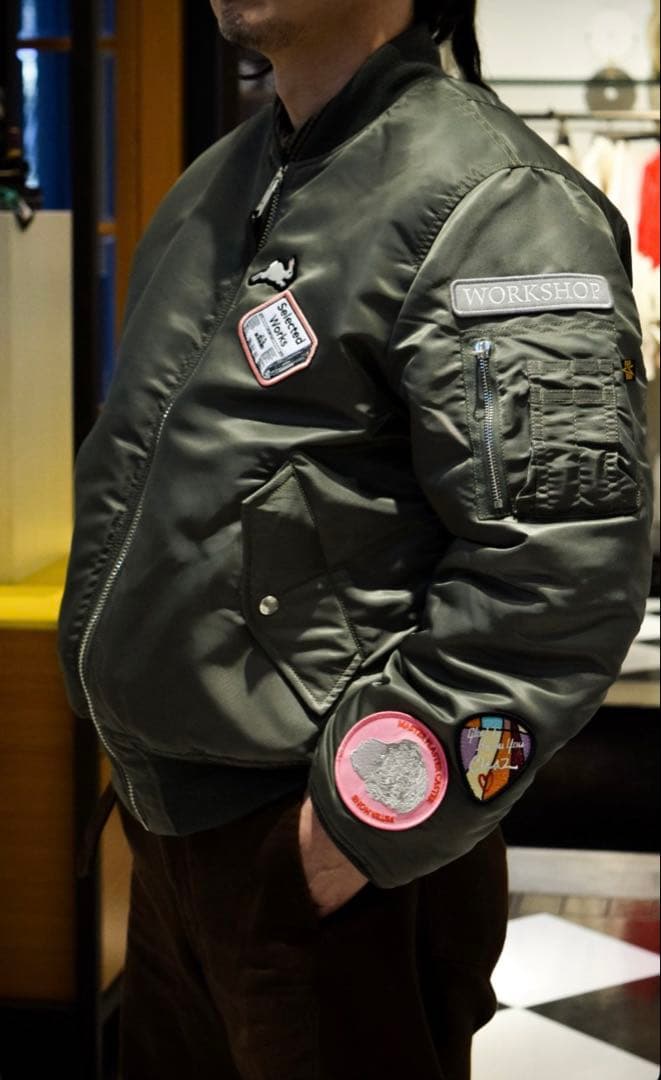 BUNNEY x ALPHA INDUSTRIES MA-1 XLバニーアルファ