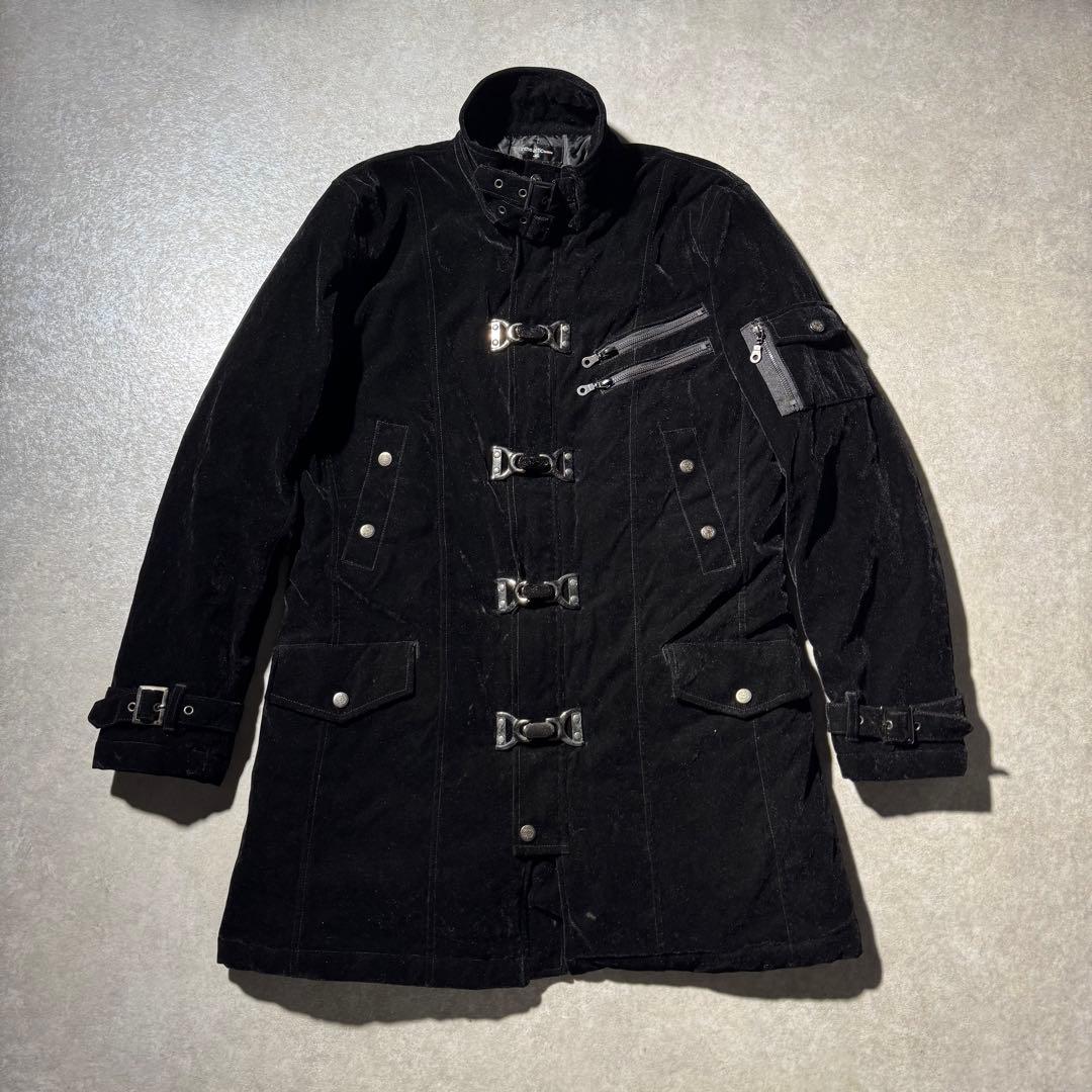 ジャケット・アウター 00s in the attic velvet fireman coat y2k