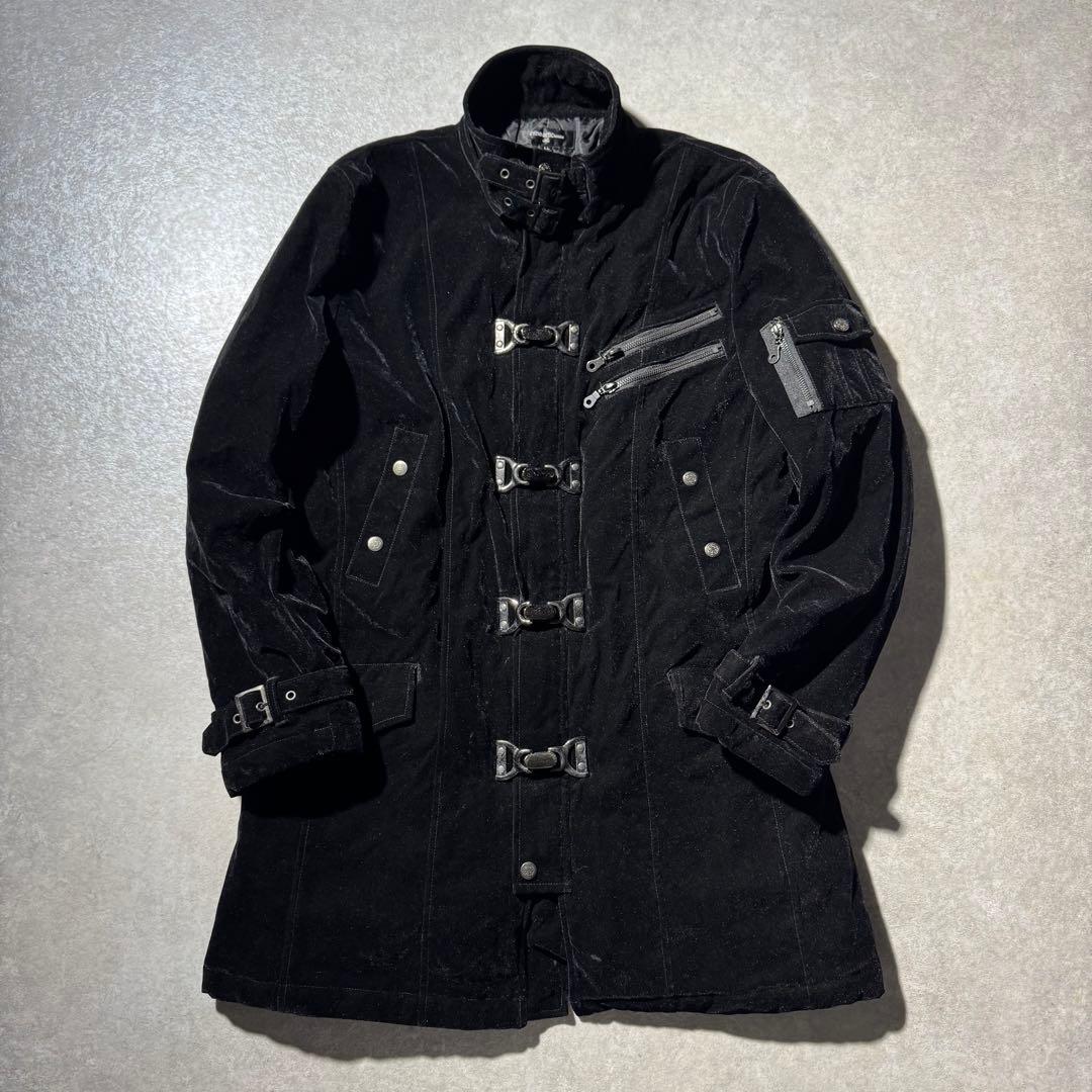ジャケット・アウター 00s in the attic velvet fireman coat y2k