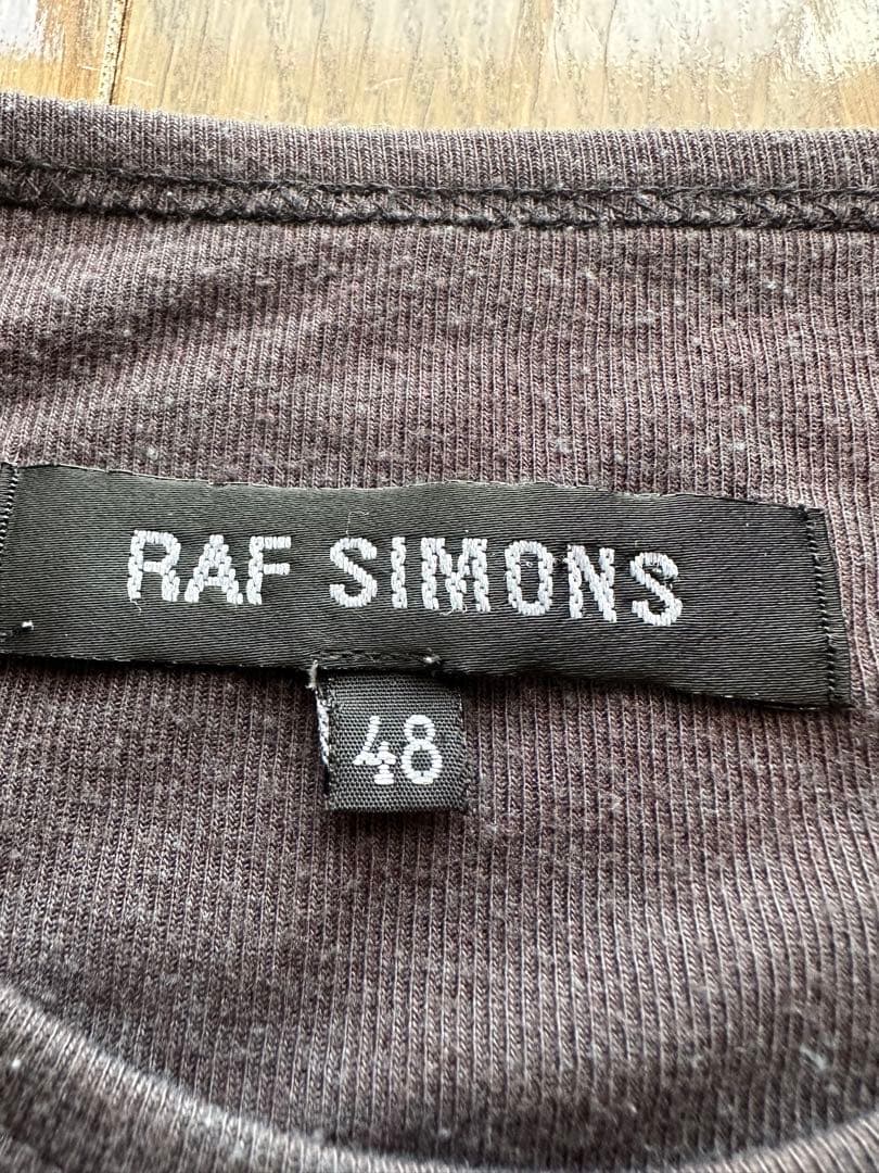 トップス AW01\"raf simons\"graphics design t-shirt