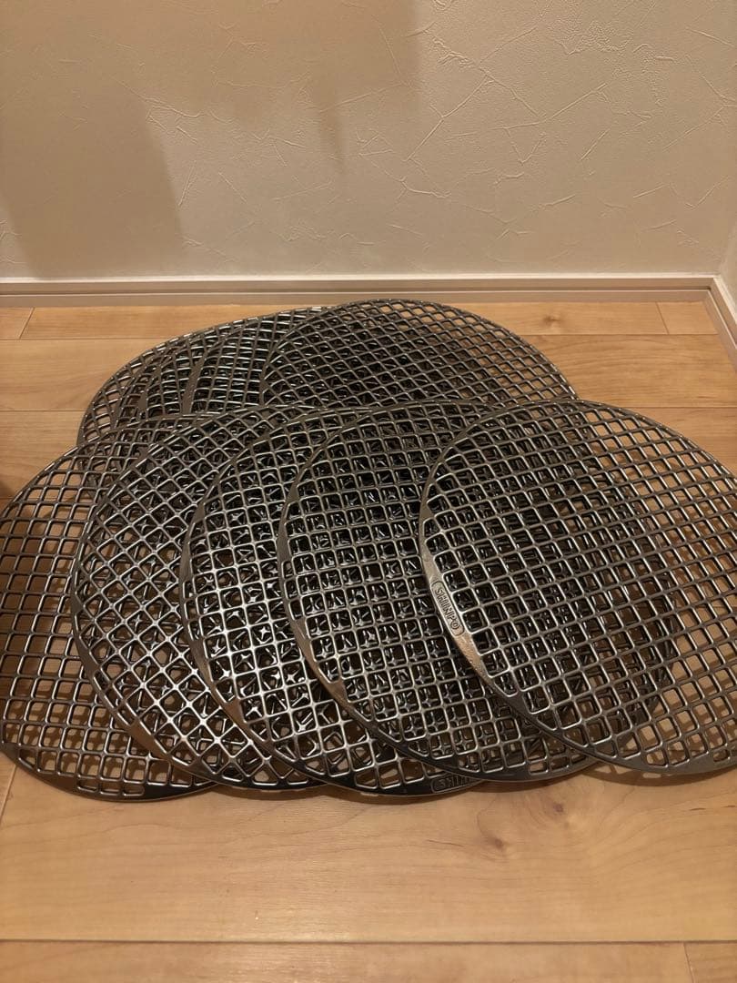 【最安値】シンポ　フラットネット　28ｃｍ　中古品 焼き網10枚組