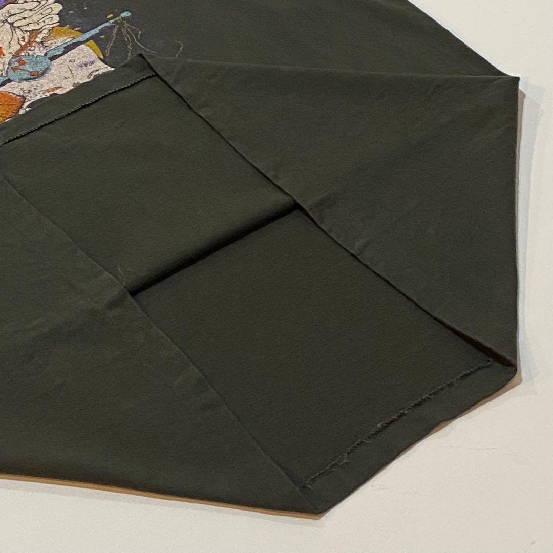 90s メタリカ アートワーク両面プリント バンドT シングルステッチ 黒 XL