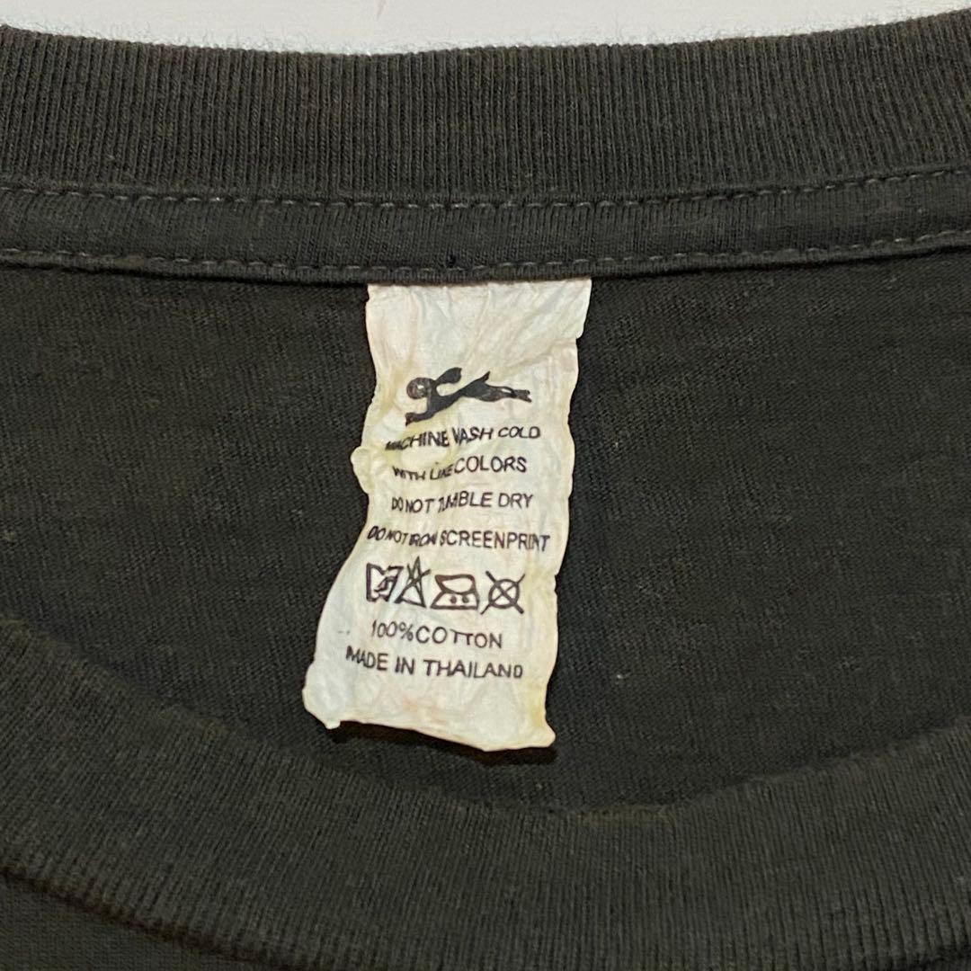 90s メタリカ アートワーク両面プリント バンドT シングルステッチ 黒 XL