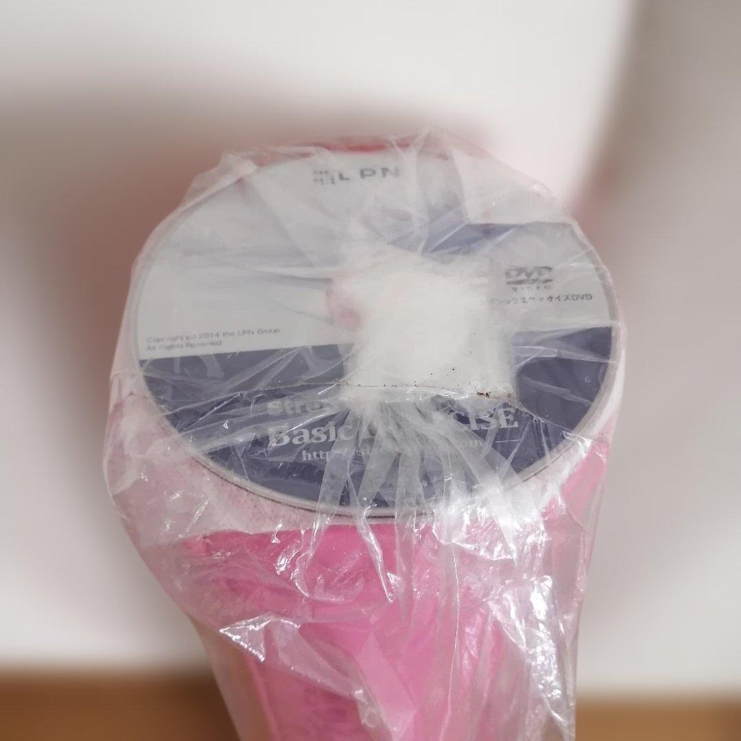 LPN ストレッチポール スリムタイプ 国内製造正規品 ピンク DVD付き