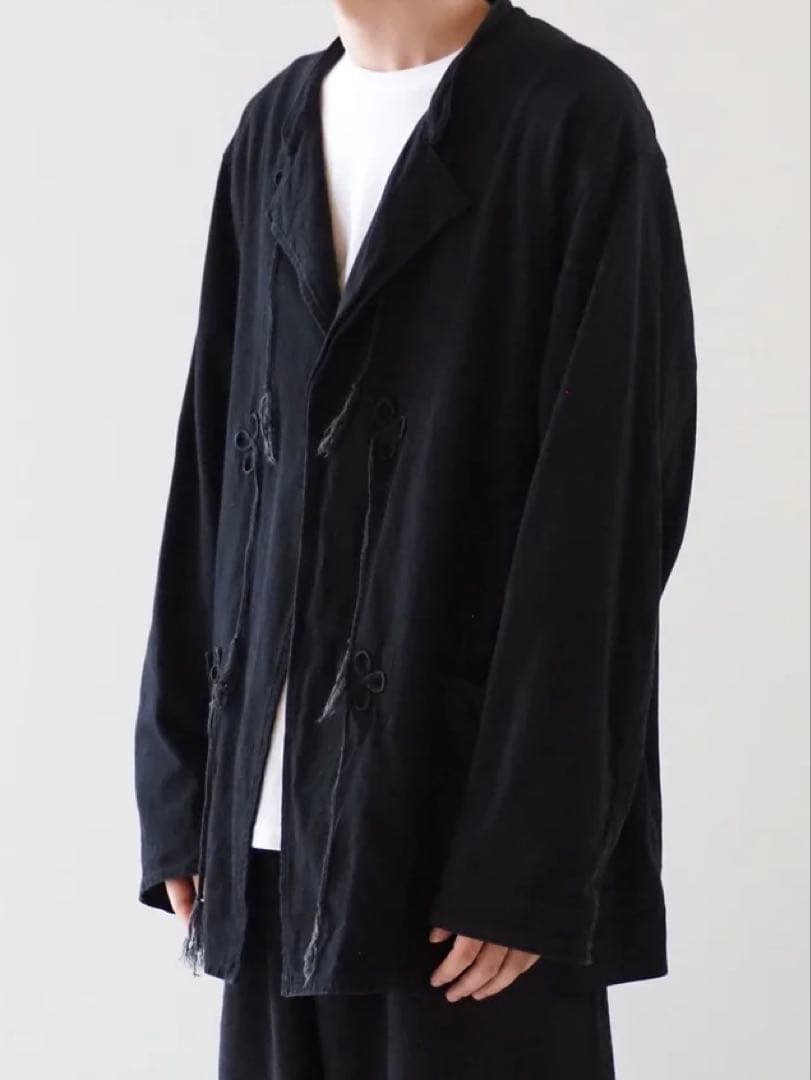 COMOLI 25SS コットンジャージスタンドカラージャケット size3