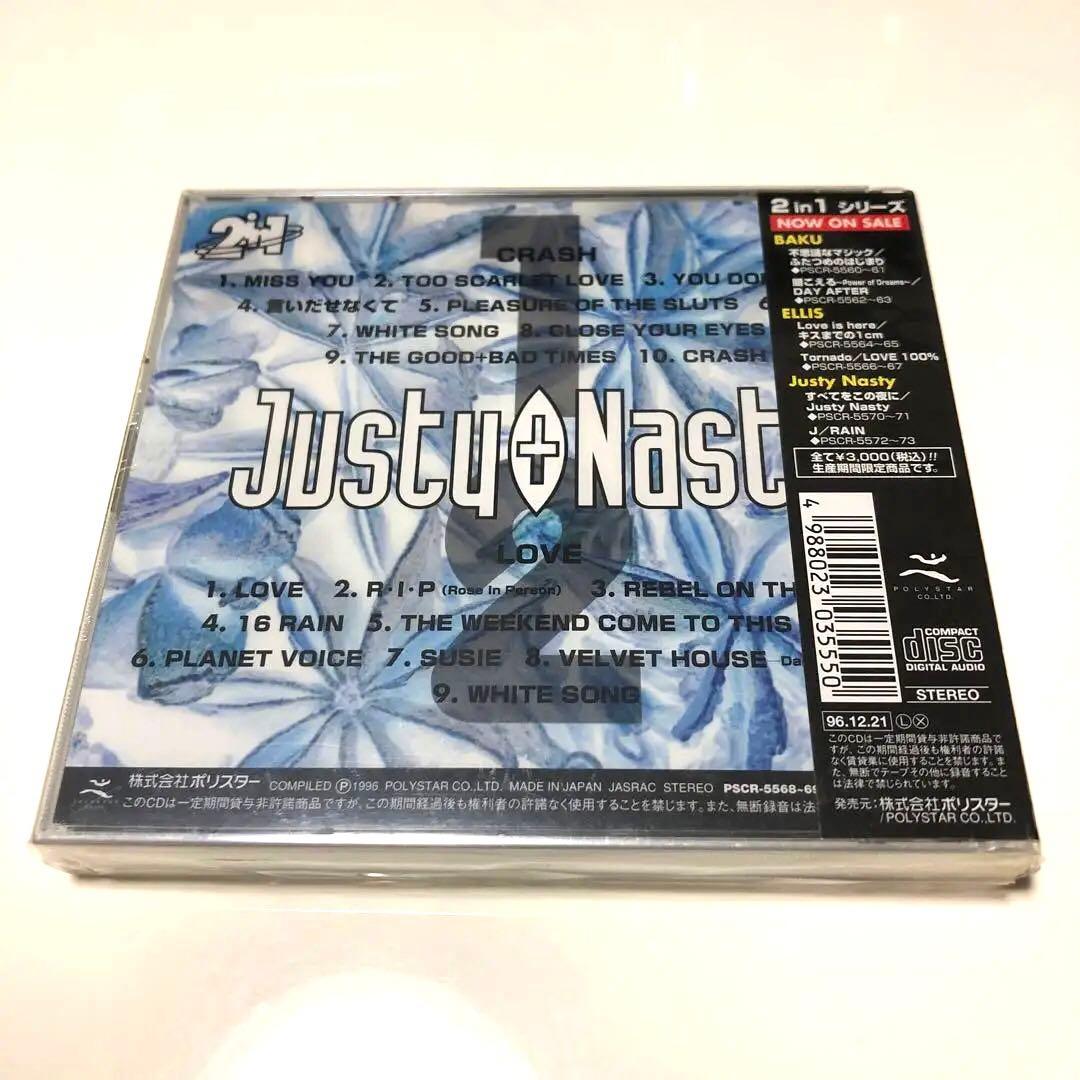 【未開封・廃盤】JUSTY NASTY　クラッシュ＆ラヴ　2in1 CD2枚組