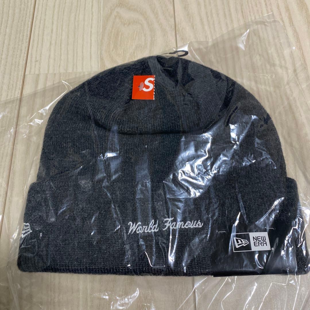 帽子 Supreme New Era Box Logo Beanie Charcoal