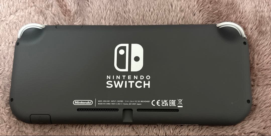 Nintendo Switch Lite グレー 本体 箱、充電器付き