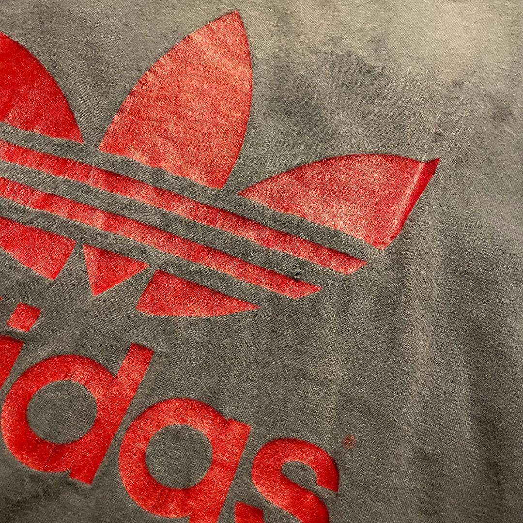 鬼フェード Adidas アディダス 90’s 万国旗タグ　トレフォイルTシャツ