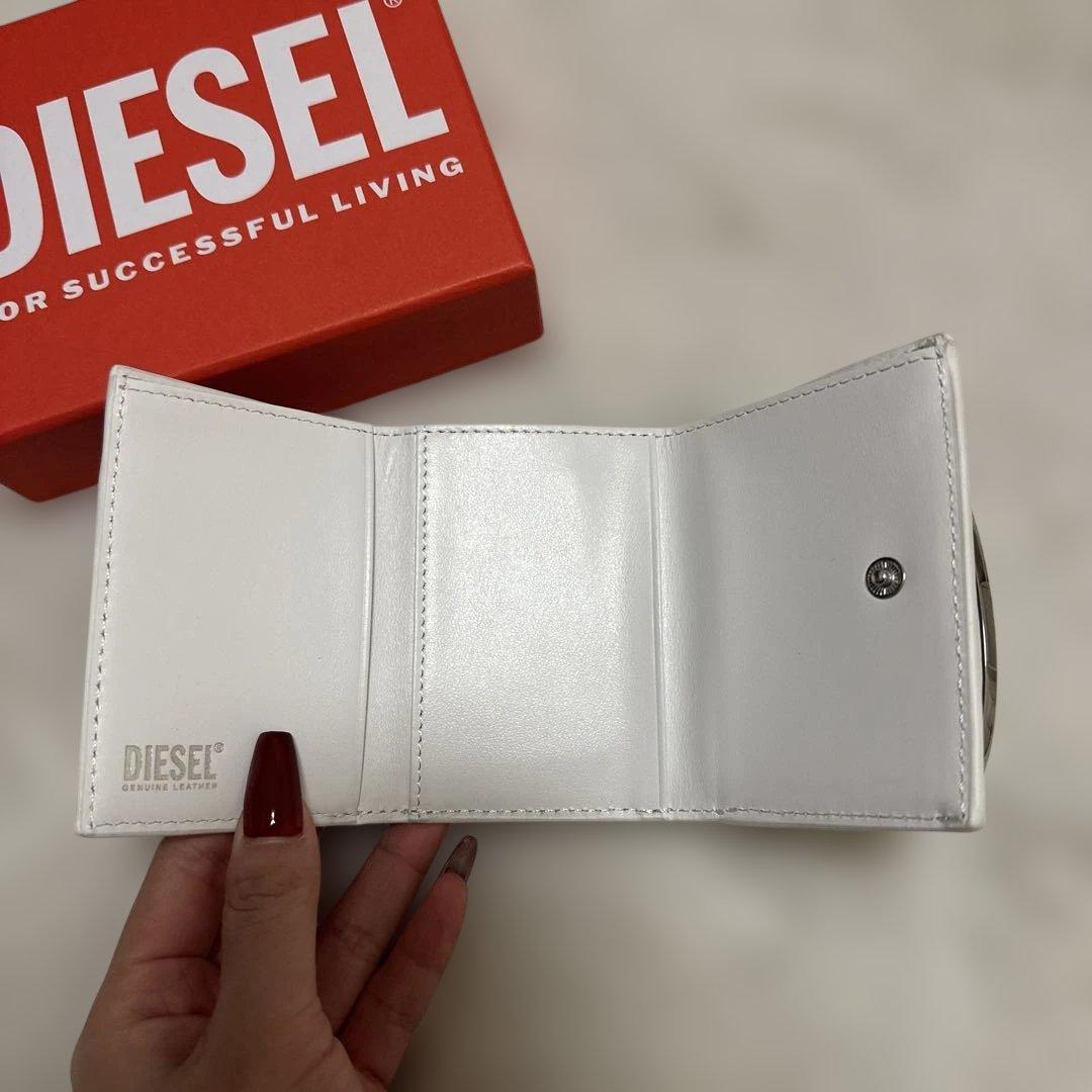 DIESEL ホワイト 三つ折り財布