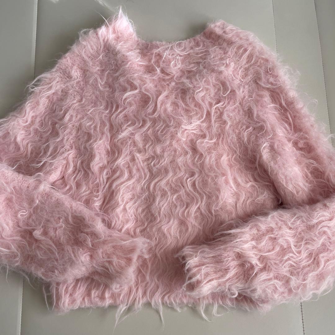 トップス THE TOE Westminster Shaggy Cardigan S