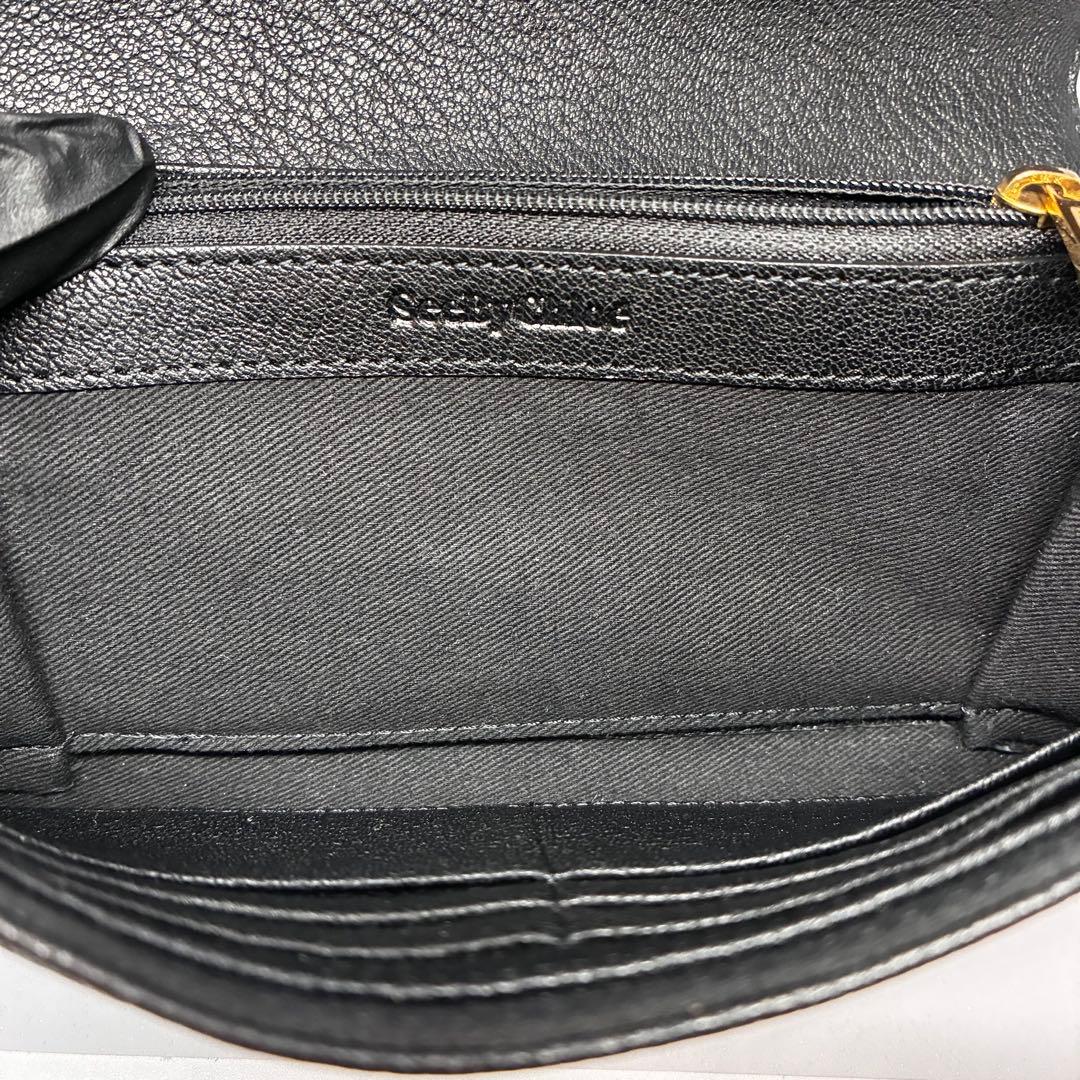 【美品】See by Chloé クロエ　長財布　シーバイクロエ　HANA ハナ