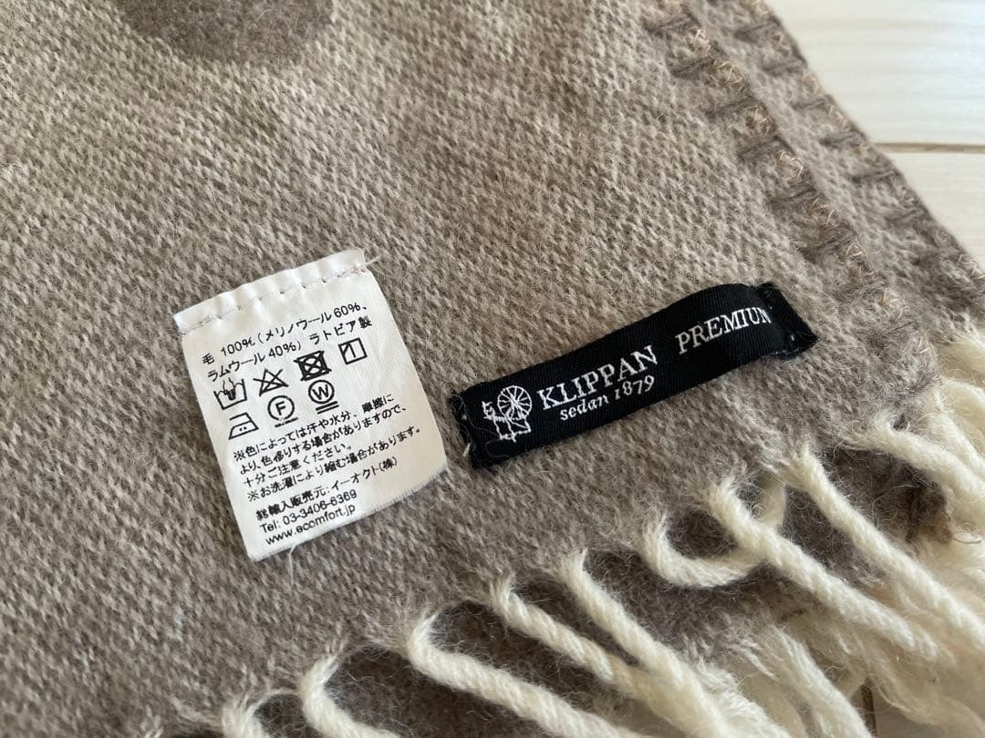 minaperhonen × KLIPPAN ストール CHOUCHO