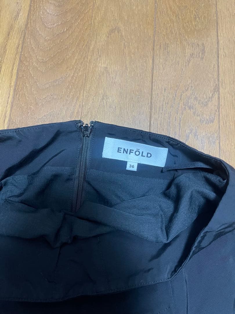 スカート ENFOLD SOLID MIDI SKIRT / 36