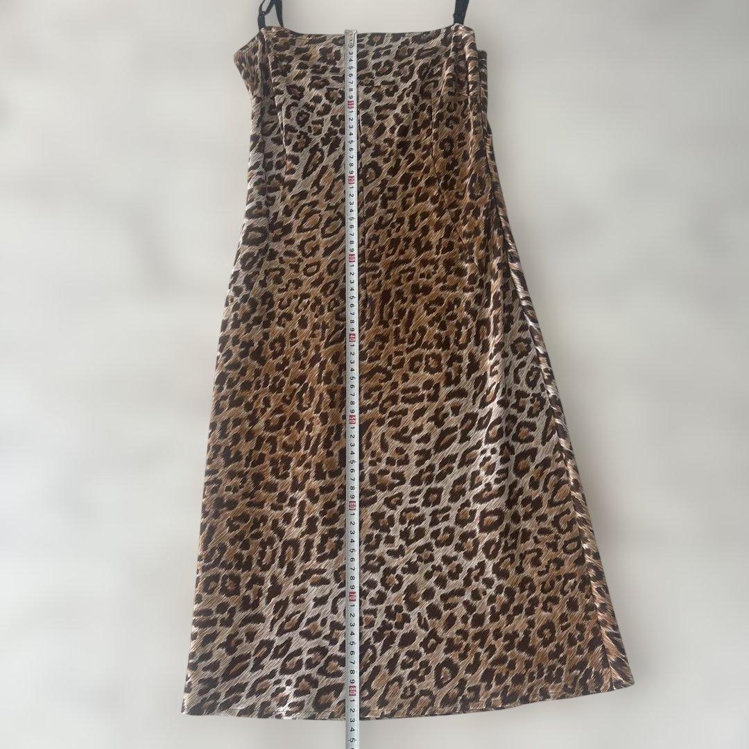 D&G ドルチェ&ガッパーナ　キャミワンピース ヒョウ柄　38 Sサイズ