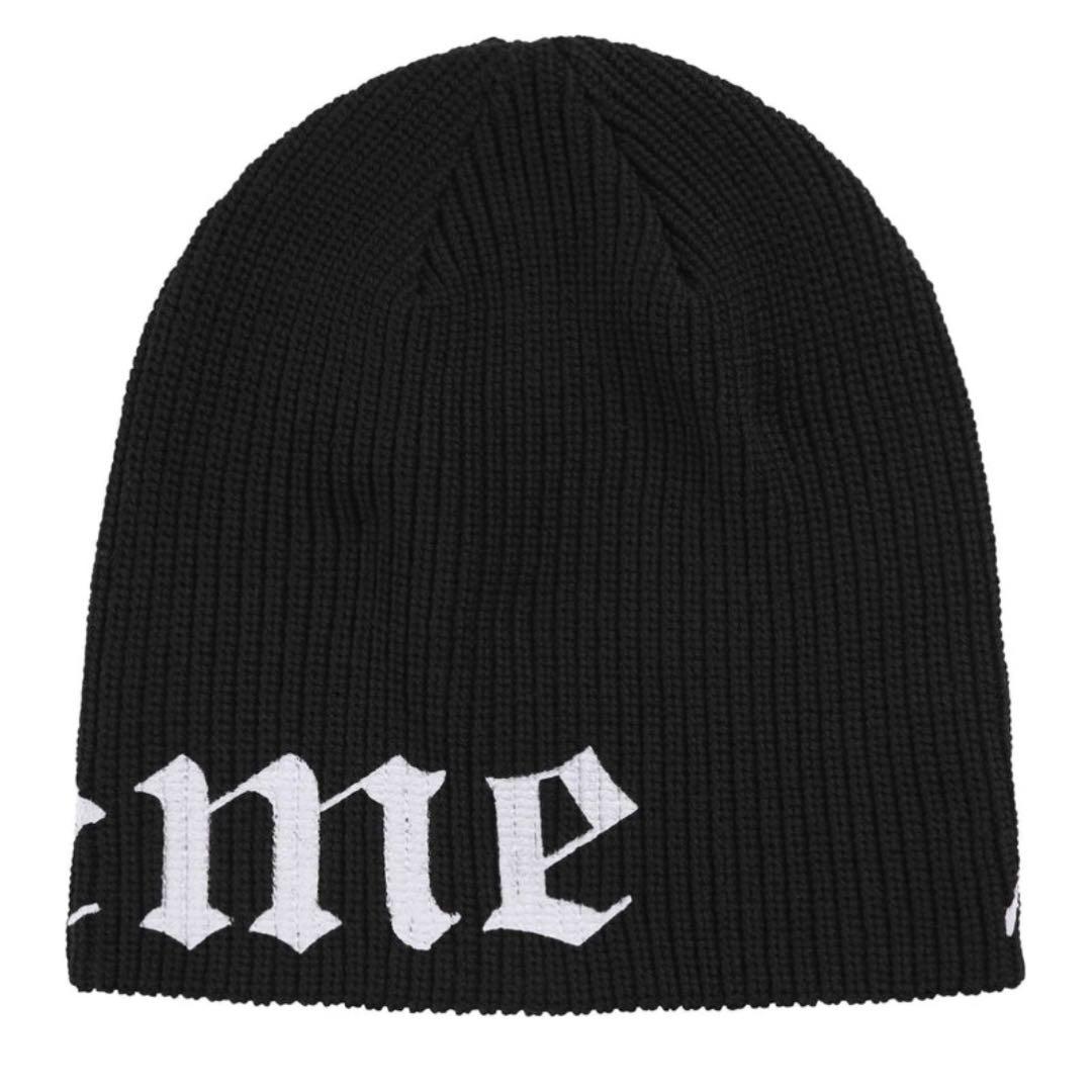 帽子 26ss Supreme Old English Printed Beanie