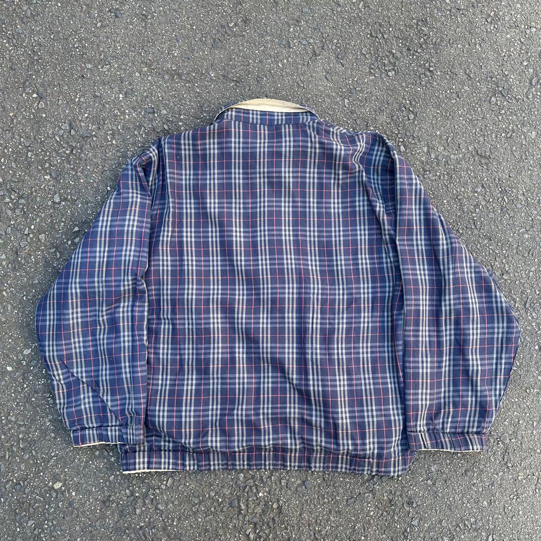 90s BURBERRY LONDON リバーシブル スイングトップ チェック