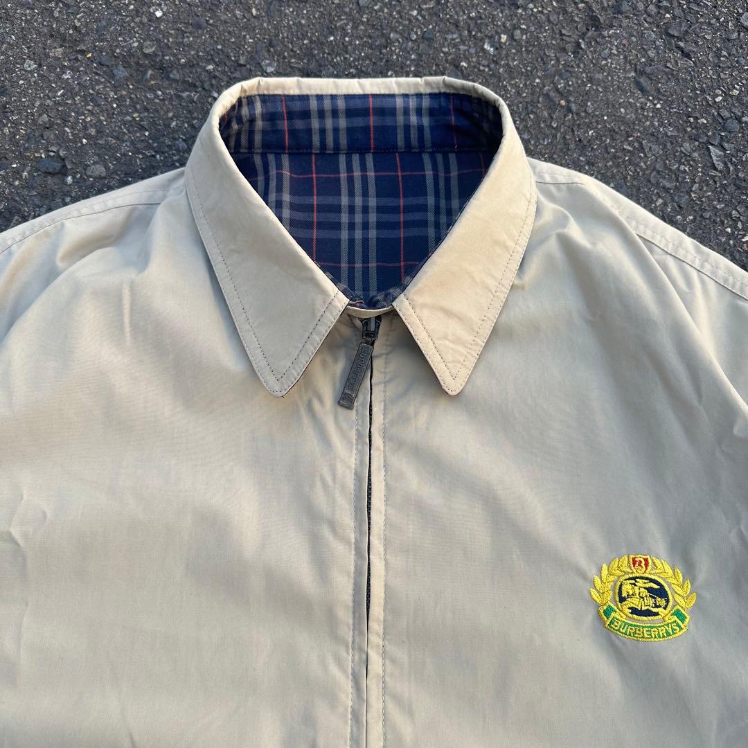 90s BURBERRY LONDON リバーシブル スイングトップ チェック