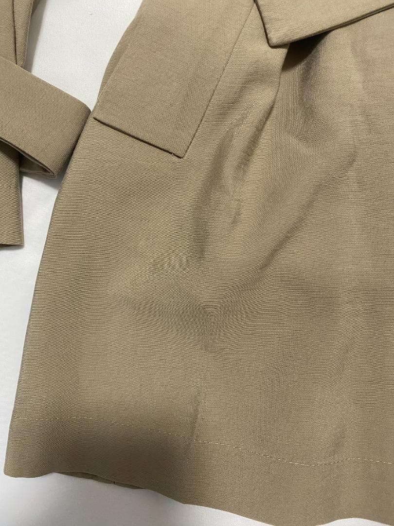 ZARA ZW COLLECTION ショートフルイドトレンチコート M