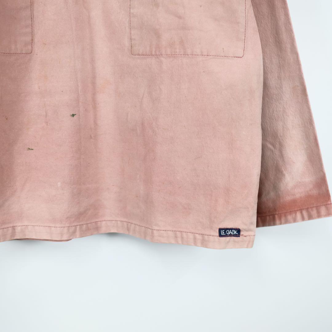 60s-70s Le Glazik フィッシャーマンスモック フランス製 ピンク