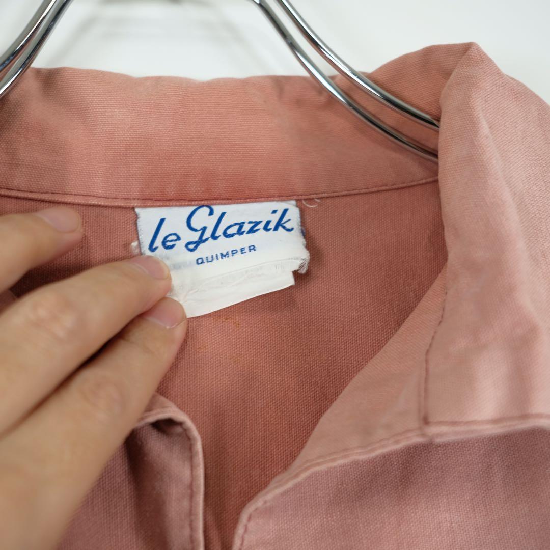 60s-70s Le Glazik フィッシャーマンスモック フランス製 ピンク
