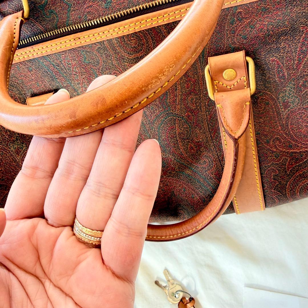 ETRO ボストンバック ペイズリー