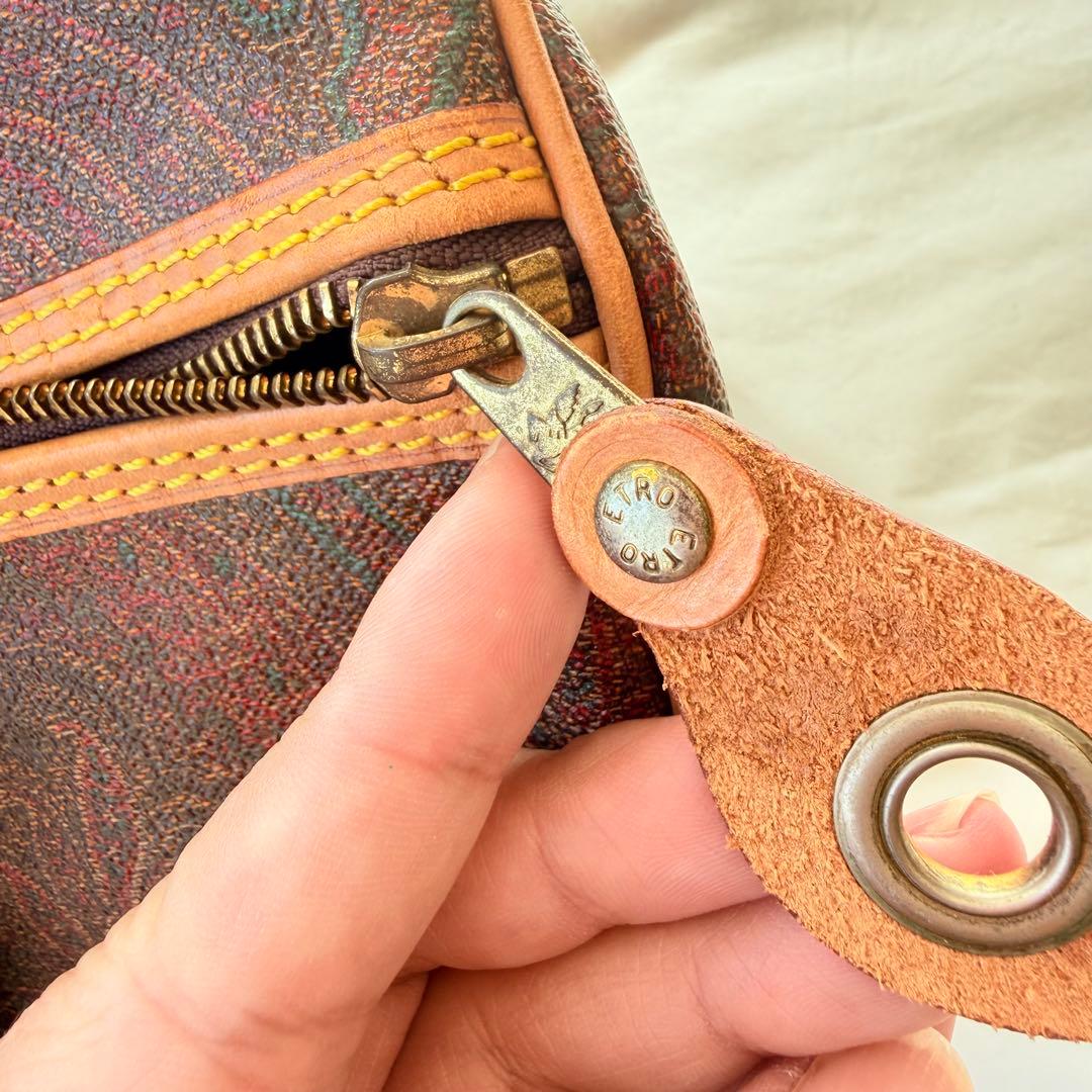 ETRO ボストンバック ペイズリー