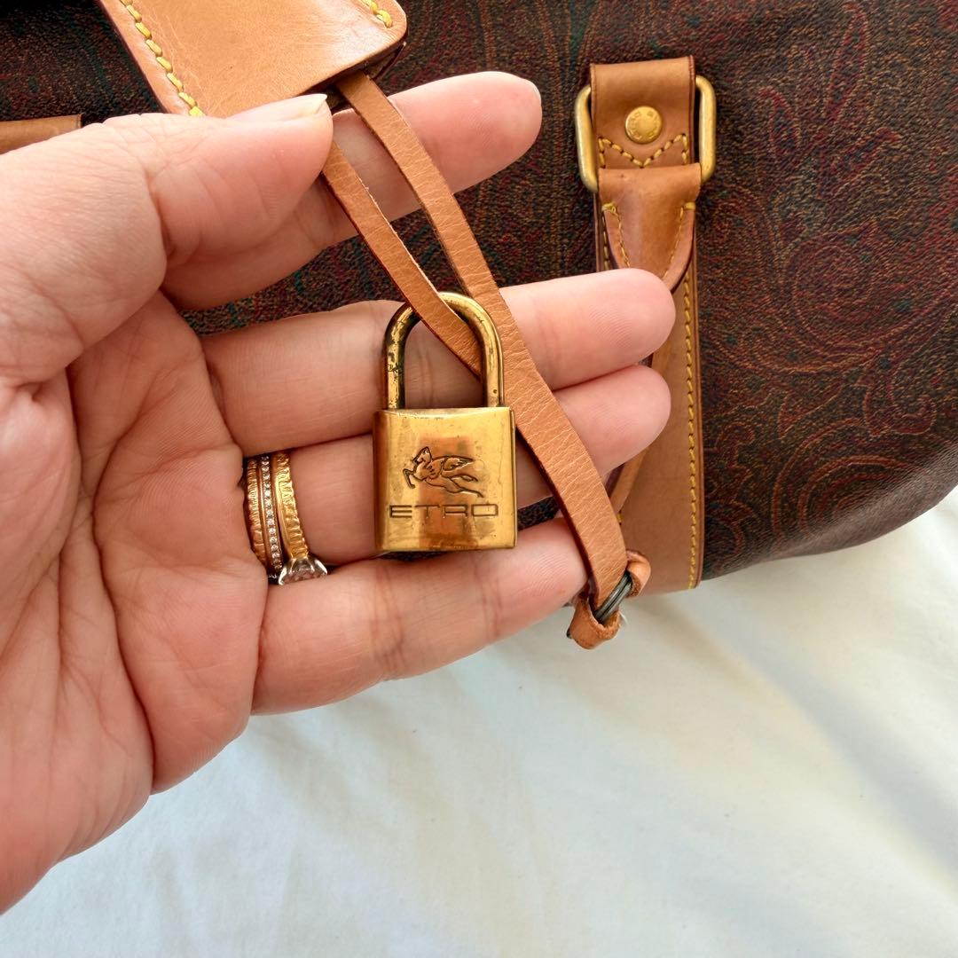 ETRO ボストンバック ペイズリー
