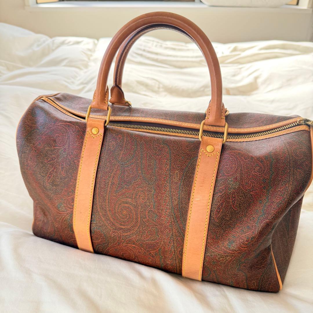 ETRO ボストンバック ペイズリー