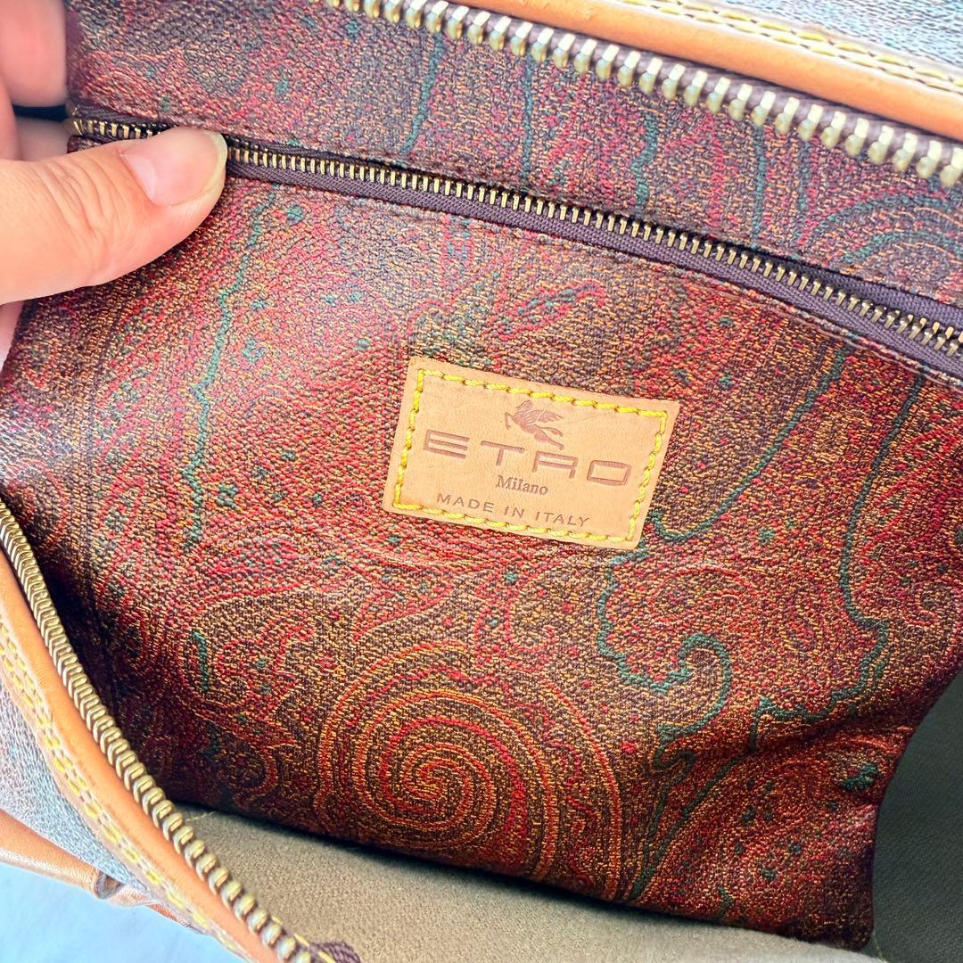 ETRO ボストンバック ペイズリー
