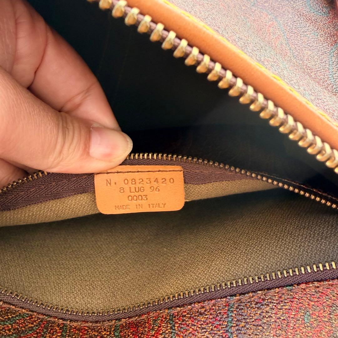 ETRO ボストンバック ペイズリー