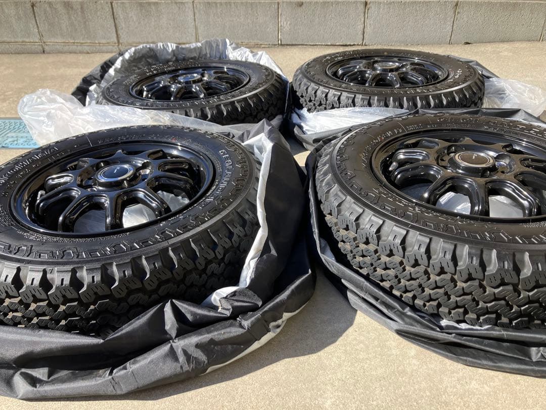 ヨコハマジオランダー145/80R12 ハイゼットカーゴ　ホイール 4本セット