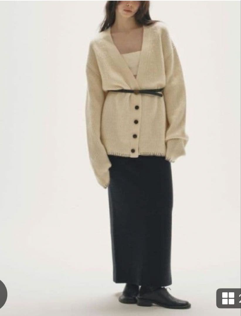 の*ん様 新品　TODAYFUL Wool Ribknit Cardigan　エ
