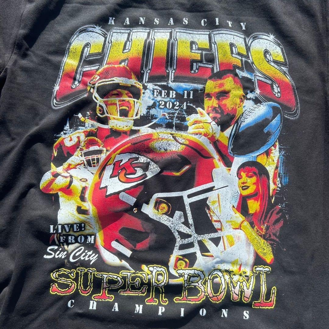 CHIEFS NFL SUPER BOWL 2024 BOOTLEG Tシャツ