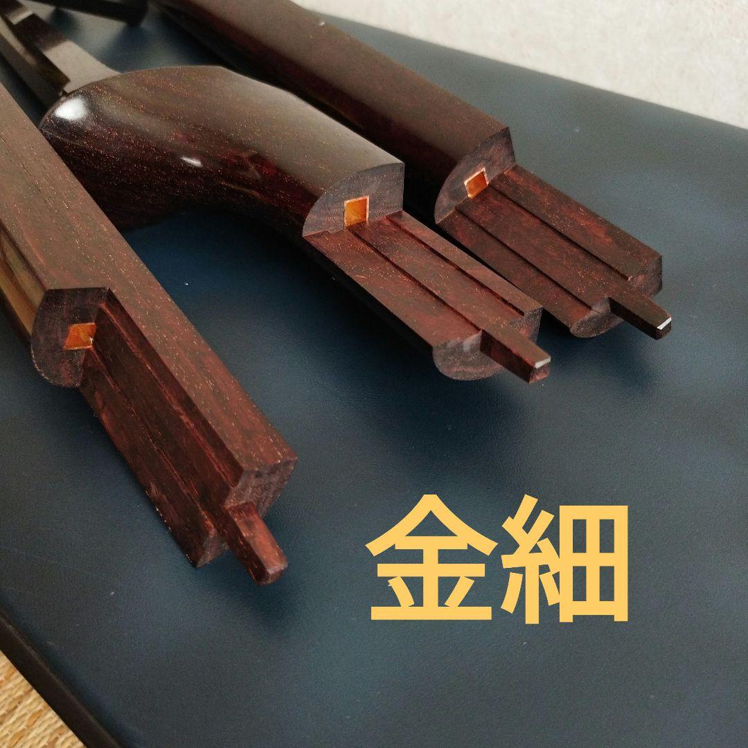最高級紅木金細正寸中棹三味線