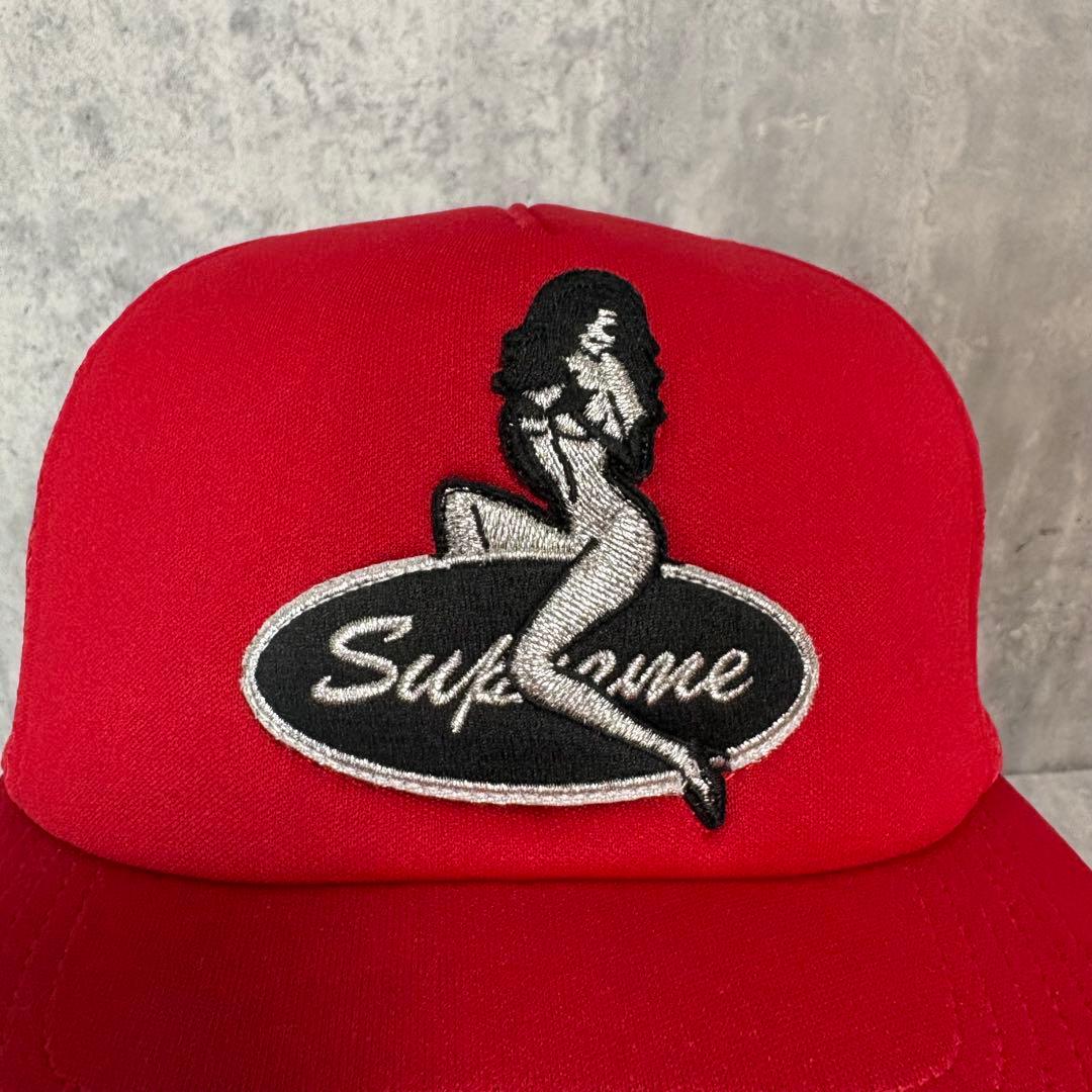 ⭐︎美品SupremePinupMeshBack 5-Panel シュプリーム 赤