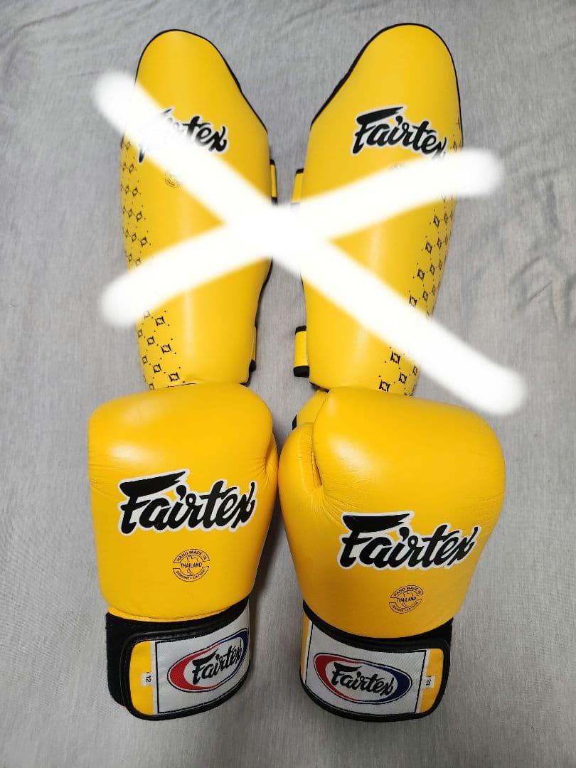 Fairtex ボクシンググローブ 12oz イエロー