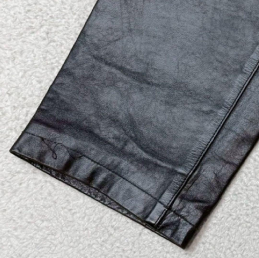馬革 paul smith london レザーパンツ ホースハイド 本革
