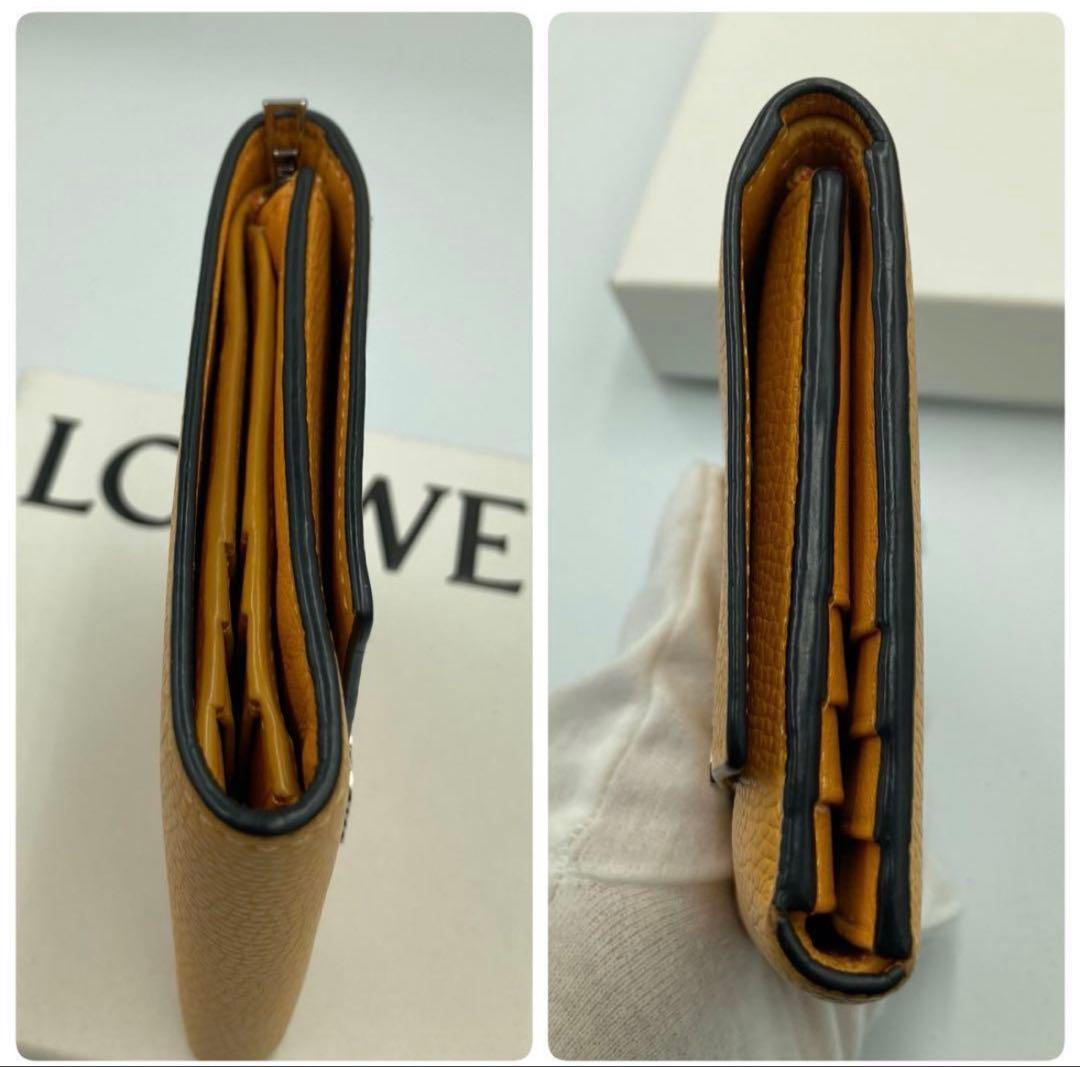 ロエベ　折り財布　アナグラム　180
