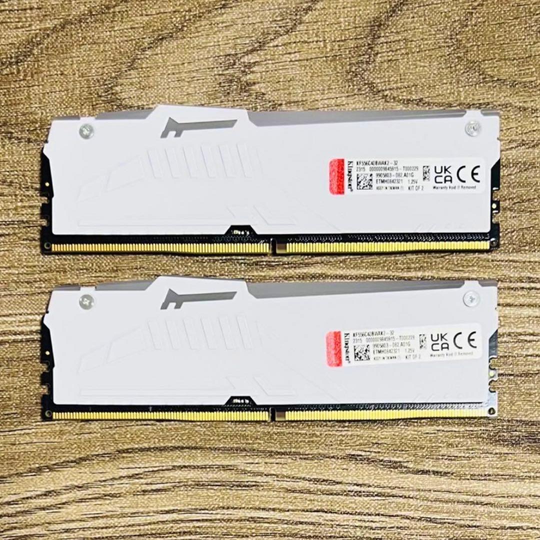 Kingston FURY DDR5-5600 32GB (16GB×2) 白