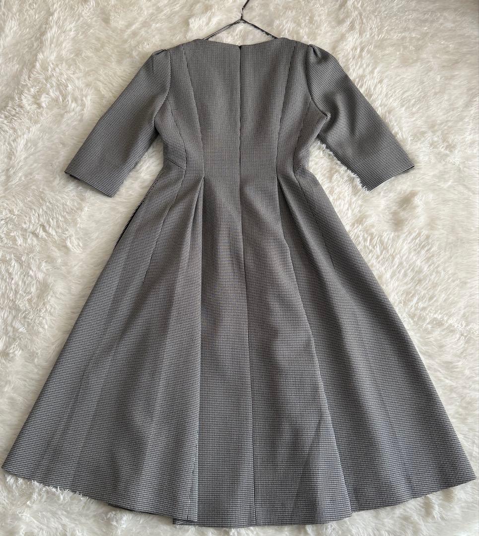 美品⭐︎CELFORD セルフォード トリプルクロスワンピース千鳥格子S