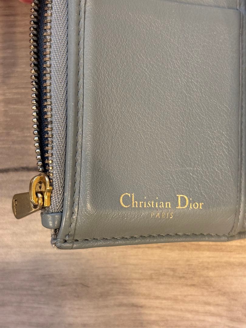 Dior モノグラム ミニ財布 [中古] Saddle Lotus ウォレット