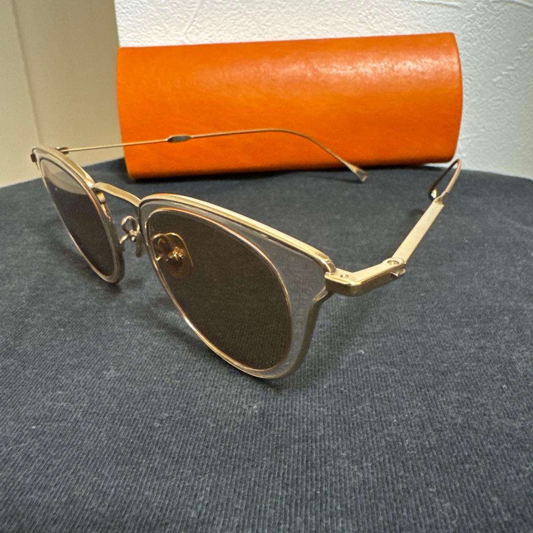 イッセイミヤケ 金子眼鏡 サングラス BOSTON Ⅲ ケース　ISSEY