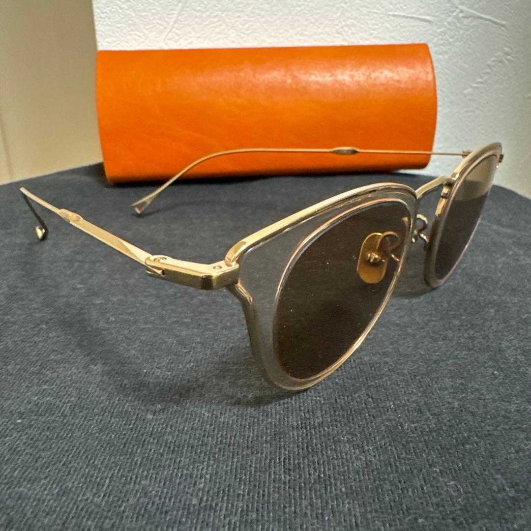 イッセイミヤケ 金子眼鏡 サングラス BOSTON Ⅲ ケース　ISSEY