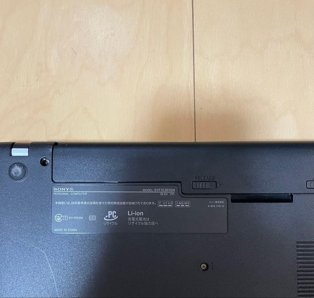 SONY VAIO ノートパソコン SVF153B1GN