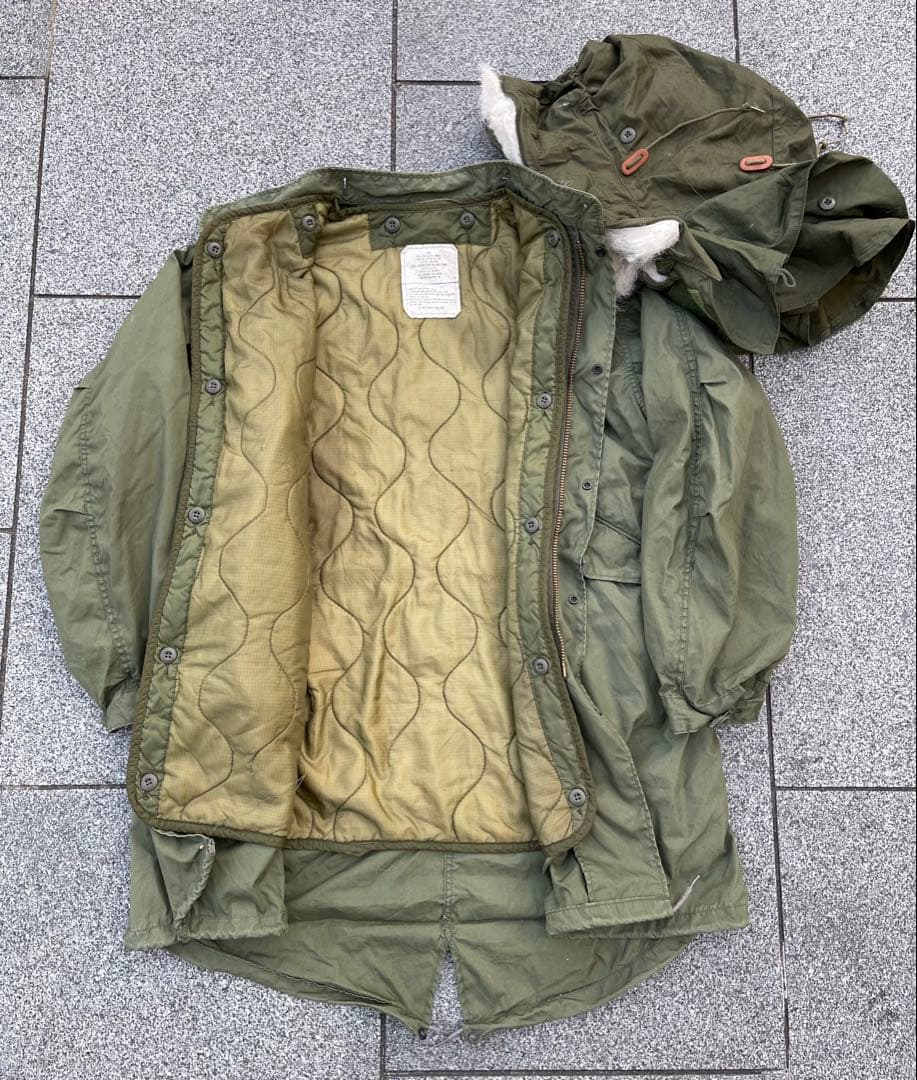 80s 米軍実物 US Army M65 フィッシュテールパーカー Sサイズ