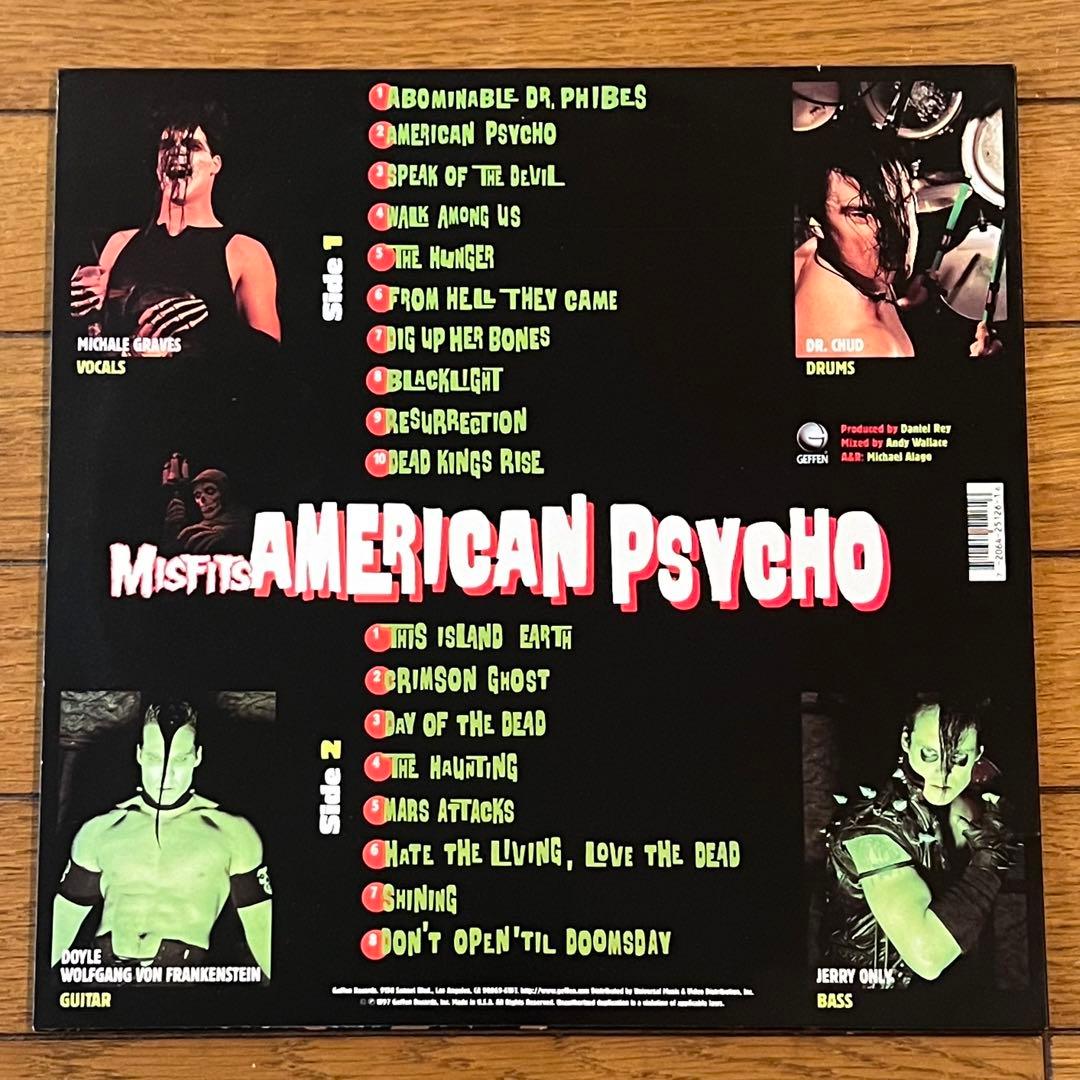MISFITS ミスフィッツ American Psycho 1997年　LP