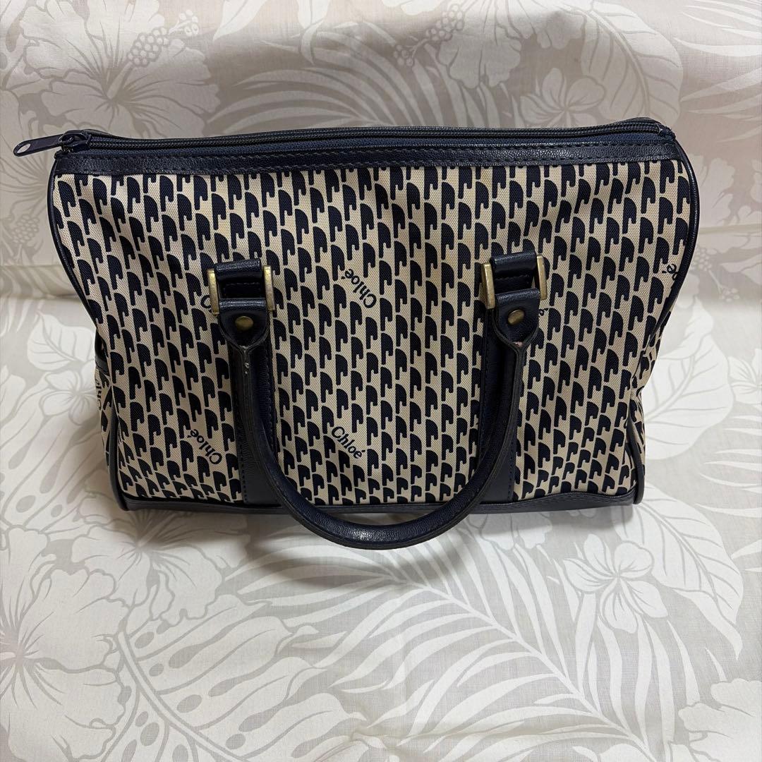 Chloe クロエ ボストンバッグ ハンドバッグ モノグラム