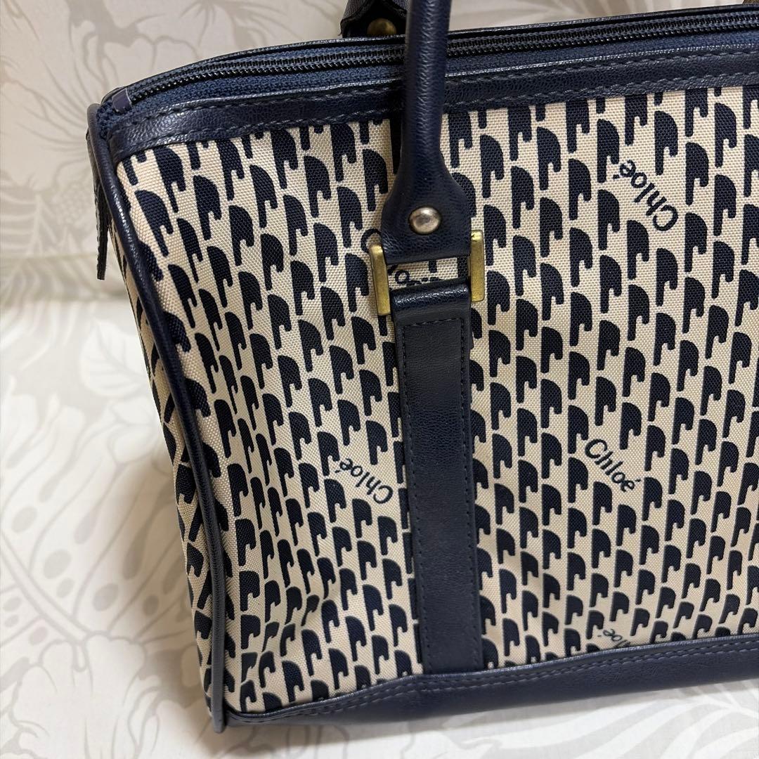 Chloe クロエ ボストンバッグ ハンドバッグ モノグラム